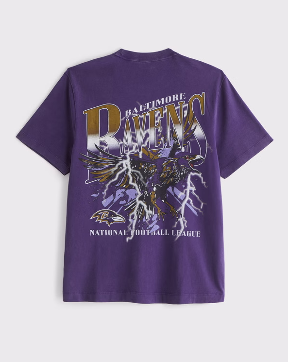 Baltimore Ravens Graphic Tee - Vintage NFL Fan Shirt