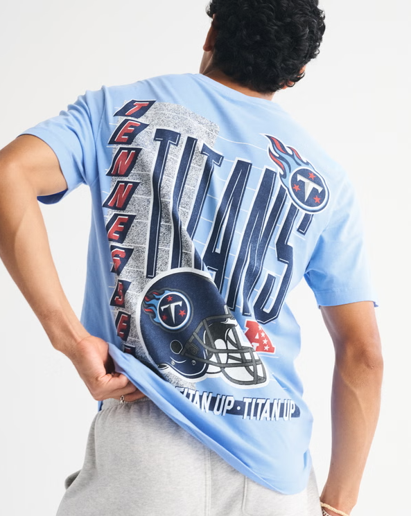 Tennessee Titans Graphic Tee - Vintage NFL Fan Shirt