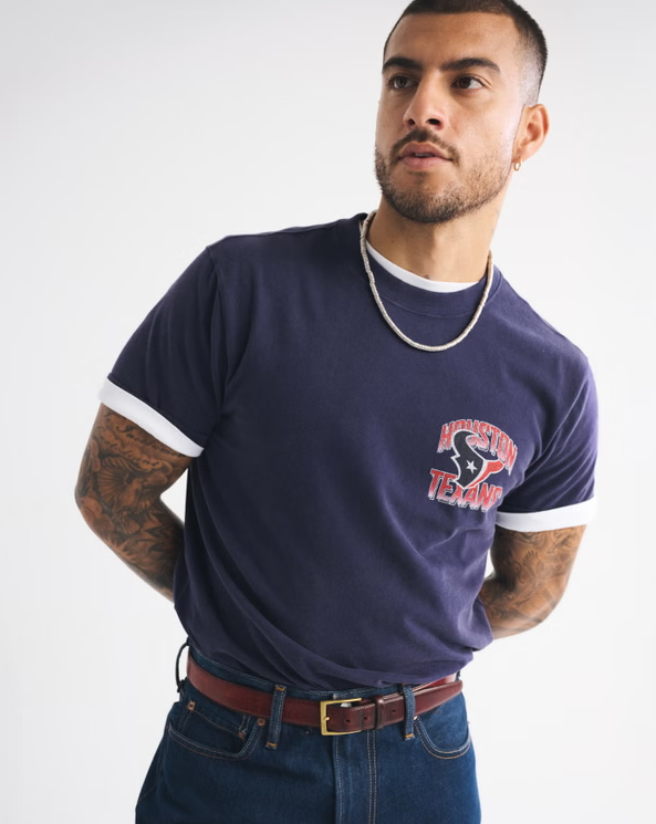 Houston Texans Graphic Tee - Vintage NFL Fan Shirt