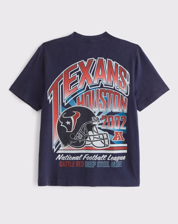 Houston Texans Graphic Tee - Vintage NFL Fan Shirt