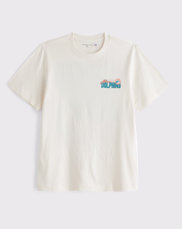 Miami Dolphins Graphic Tee - Vintage NFL Fan Shirt