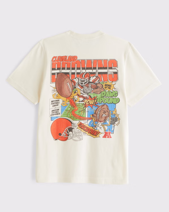 Cleveland Browns Graphic Tee - Vintage NFL Fan Shirt
